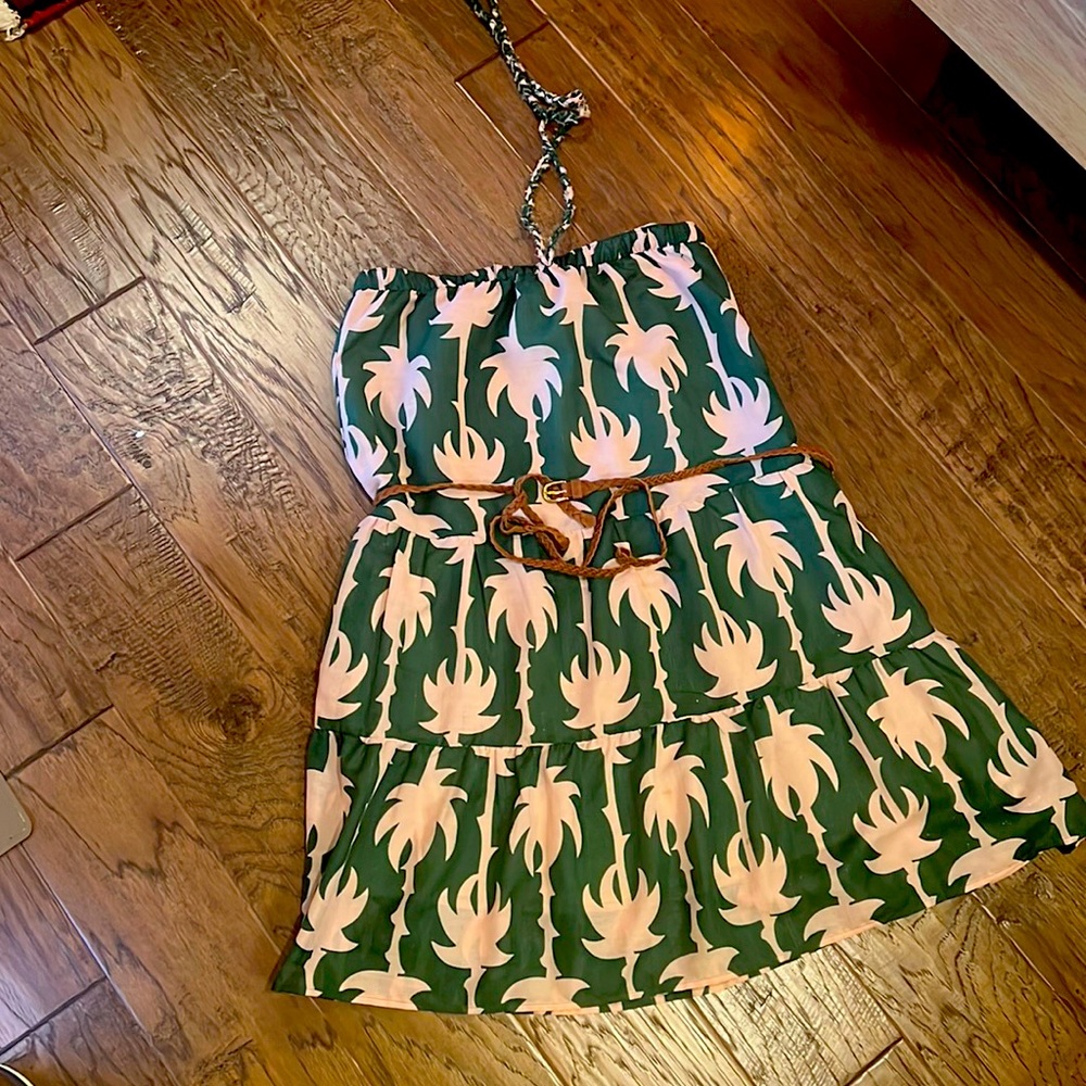 t-bags Los Angeles Revolve Boho Floral Maxi Halter Dress Size Medium